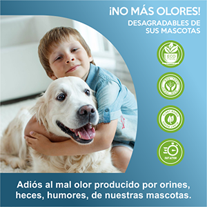 No más olores mascotas.